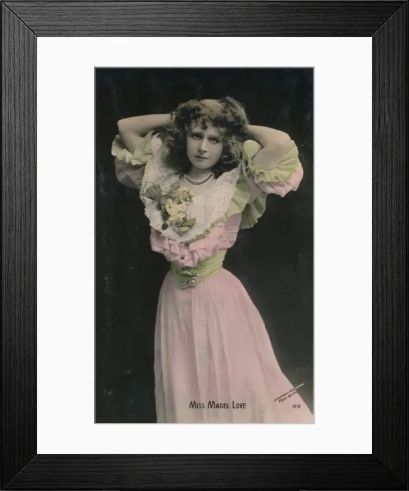 Framed Print : Miss Mabel Love, (1874-1953), c1930. Creators: Unknown, Johnston & Hoffmann Framed Print : Miss Mabel Love, (1874-1953), c1930. Creators: Unknown, Johnston & Hoffmann