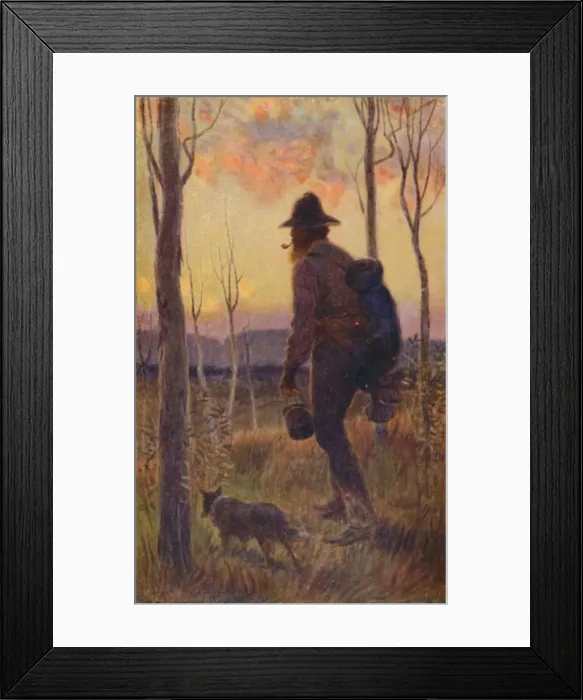 Framed Print : An Australian Sundowner, 1923. Creator: Unknown Framed Print : An Australian Sundowner, 1923. Creator: Unknown