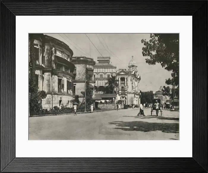Framed Print : Strand Road, Rangoon. - Post Office, Imperial Bank of India. Custom House in distance, 1900 Framed Print : Strand Road, Rangoon. - Post Office, Imperial Bank of India. Custom House in distance, 1900
