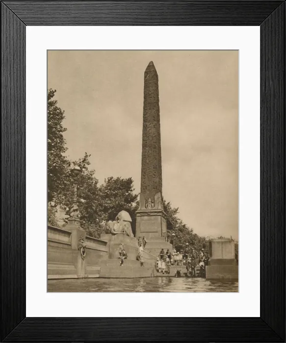 Framed Print : Cleopatras Needle Hewn Fourteen Hundred Years Before The Birth of Cleopatra, c1935 Framed Print : Cleopatras Needle Hewn Fourteen Hundred Years Before The Birth of Cleopatra, c1935