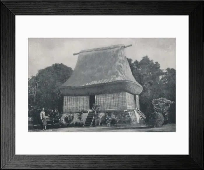 Framed Print : Native House, Fiji Islands, 1923. Creator: Unknown Framed Print : Native House, Fiji Islands, 1923. Creator: Unknown