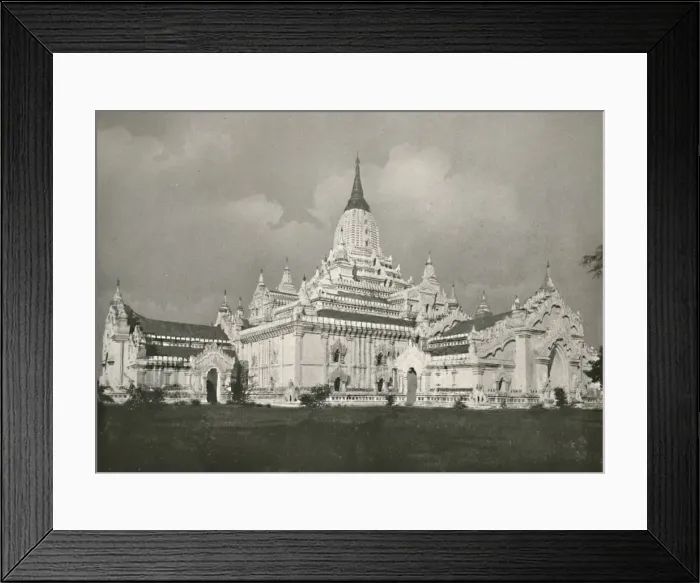 Framed Print : The Anauda Pagoda, Pagau, 1900. Creator: Unknown Framed Print : The Anauda Pagoda, Pagau, 1900. Creator: Unknown