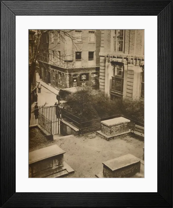 Framed Print : The Coopers Arms from the Churchyard of St. Olaves, Silver Street, c1935. Creator: Unknown Framed Print : The Coopers Arms from the Churchyard of St. Olaves, Silver Street, c1935. Creator: Unknown