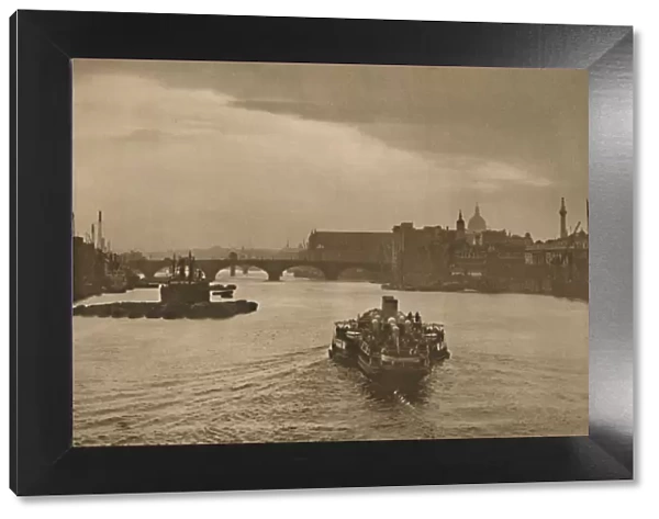London-On-Sea: The Daily Excursion Boat Heads Into The Sunset On Its Return From Margate, c1935