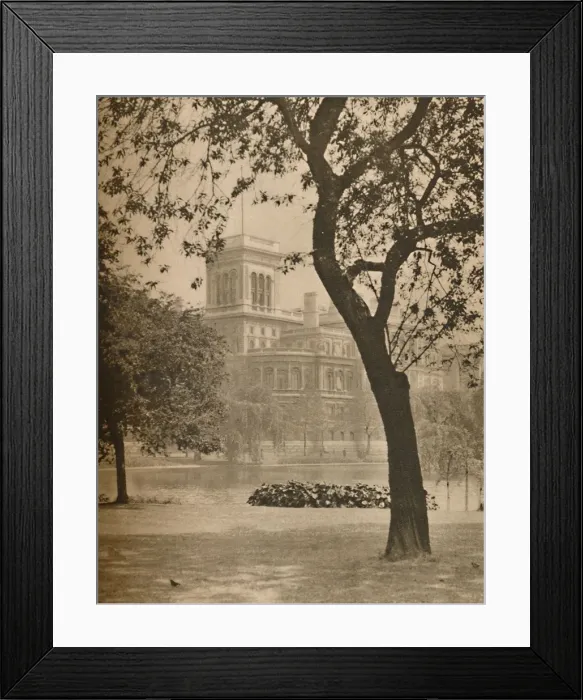 Framed Print : St. Jamess Park and the Lake Looking Towards The Foreign Office, c1935. Creator: Donald McLeish Framed Print : St. Jamess Park and the Lake Looking Towards The Foreign Office, c1935. Creator: Donald McLeish