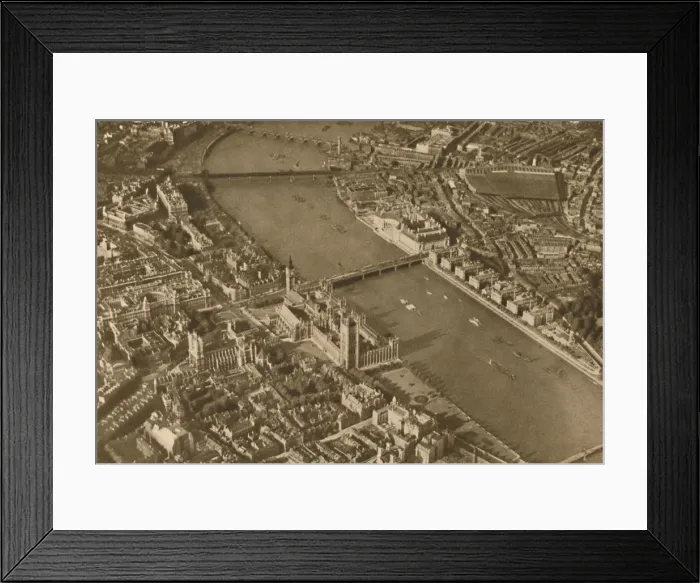 Framed Print : The Holy Isle of Thorney With Its Ancient Abbey As It Appears Today, c1935. Creator: Unknown Framed Print : The Holy Isle of Thorney With Its Ancient Abbey As It Appears Today, c1935. Creator: Unknown