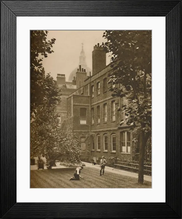 Framed Print : St. Pauls Dome Brooding Over The Roof-Tops of Amen Court, c1935. Creator: Donald McLeish Framed Print : St. Pauls Dome Brooding Over The Roof-Tops of Amen Court, c1935. Creator: Donald McLeish