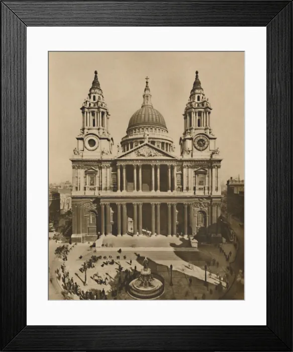 Framed Print : The Great Church Built By Wren On The Site of Old St