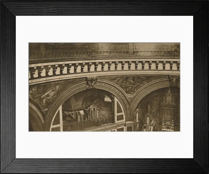 Framed Print : From Crown To Base of Londons Vast Cathedral: The Whispering Gallery, c1935. Creator: Unknown Framed Print : From Crown To Base of Londons Vast Cathedral: The Whispering Gallery, c1935. Creator: Unknown
