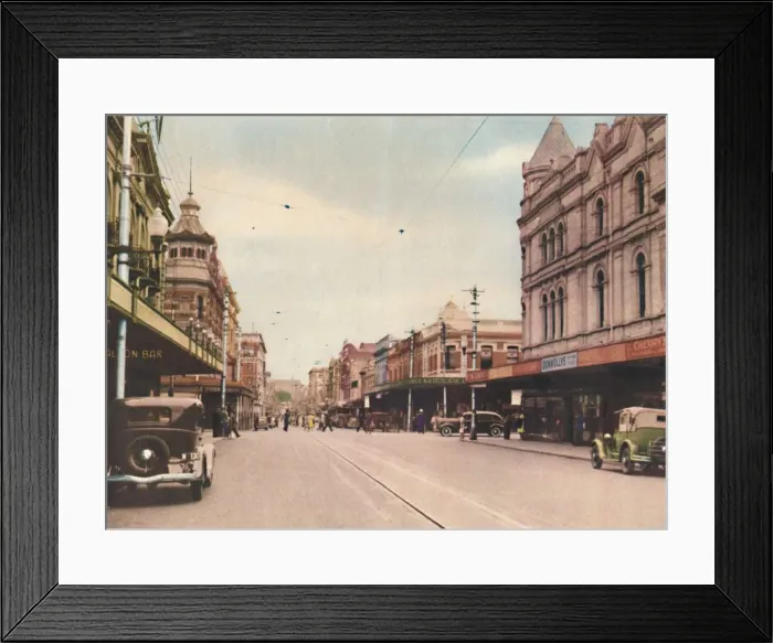 Framed Print : Murray Street, c1947. Creator: Unknown Framed Print : Murray Street, c1947. Creator: Unknown