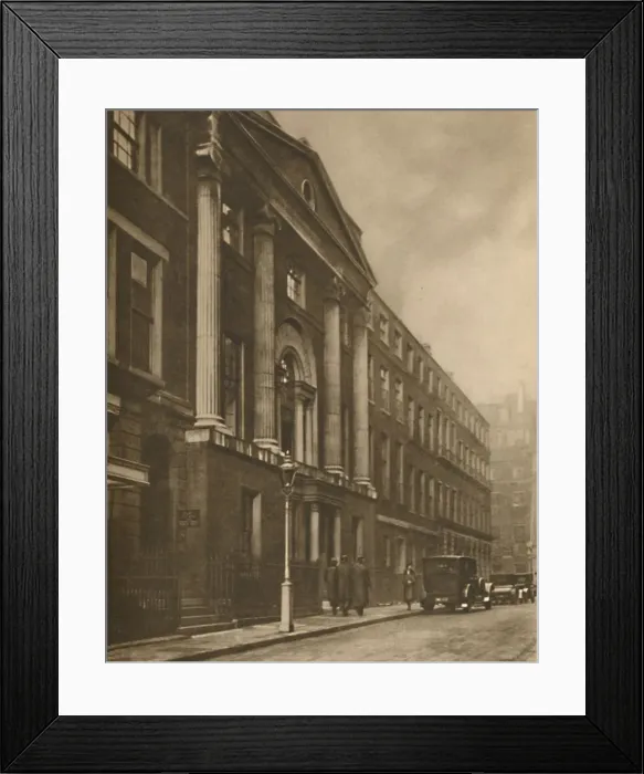 Framed Print : Mansion Built By The Brothers Adam for the Royal Society of Arts, c1935. Creator: Unknown Framed Print : Mansion Built By The Brothers Adam for the Royal Society of Arts, c1935. Creator: Unknown