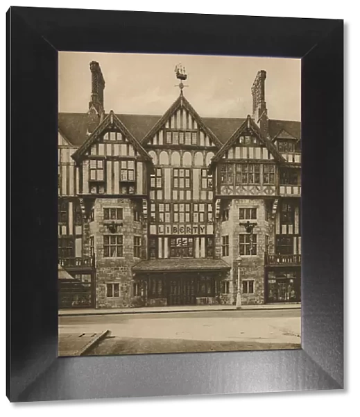 Part of Libertys Tudor Building in Great Marlborough Street, c1935. Creator: Joel