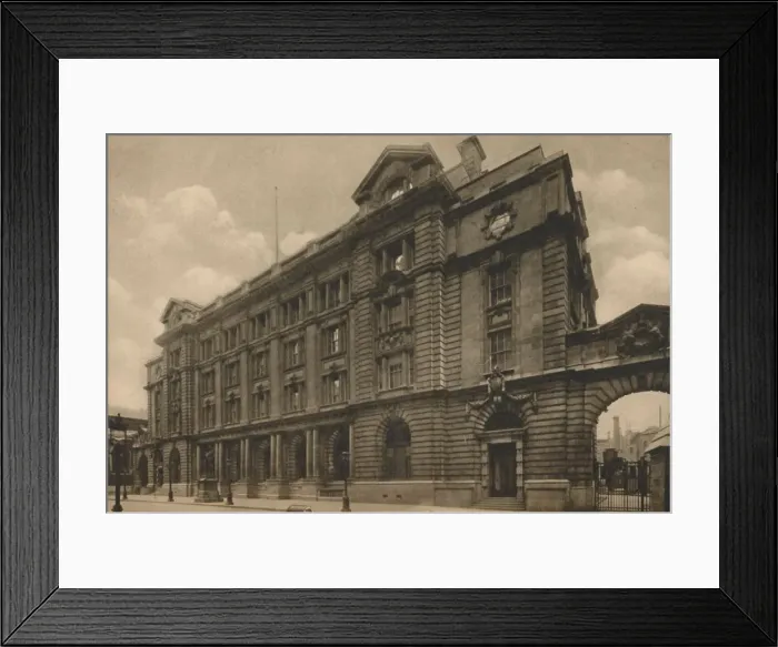 Framed Print : Principal Facade of the General Post Office Headquarters at King Edward Street, c1935 Framed Print : Principal Facade of the General Post Office Headquarters at King Edward Street, c1935