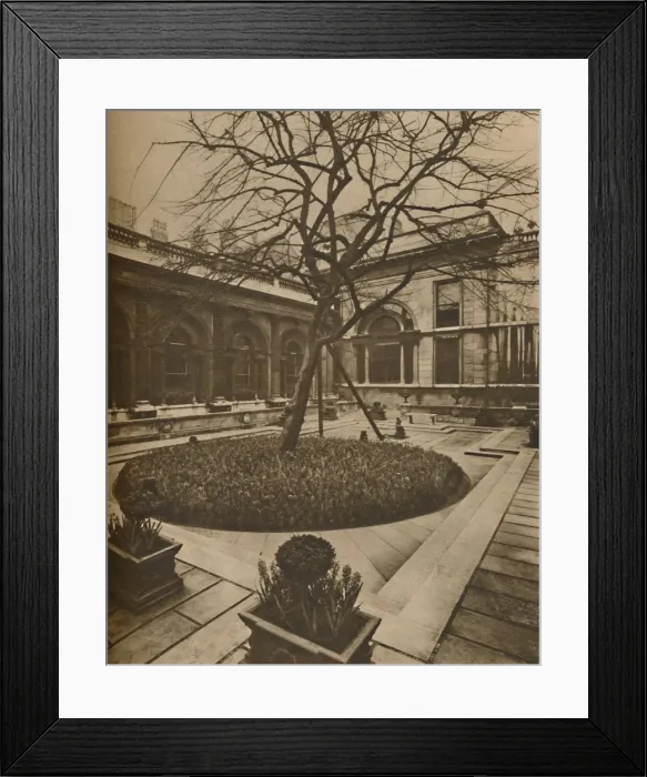 Framed Print : An Architectural Inspiration: The Garden Court in the Bank of England, c1935. Creator: Joel Framed Print : An Architectural Inspiration: The Garden Court in the Bank of England, c1935. Creator: Joel