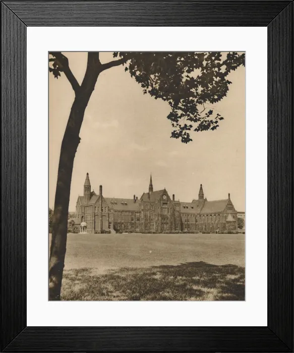 Framed Print : One of Londons Public Schools: St. Pauls from the Playing Fields, c1935. Creator Framed Print : One of Londons Public Schools: St. Pauls from the Playing Fields, c1935. Creator