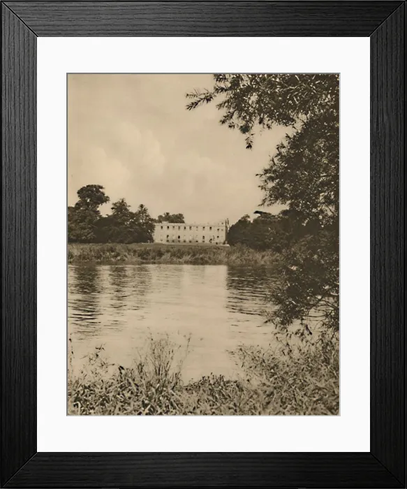 Framed Print : Fair Thames Washes the Reedy Banks By Syon House, c1935. Creator: Donald McLeish Framed Print : Fair Thames Washes the Reedy Banks By Syon House, c1935. Creator: Donald McLeish