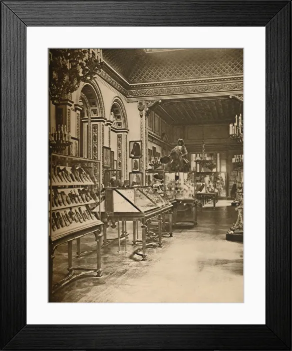 Framed Print : What Londoners Used To Wear Displayed at Lancaster House, c1935. Creator: Unknown Framed Print : What Londoners Used To Wear Displayed at Lancaster House, c1935. Creator: Unknown