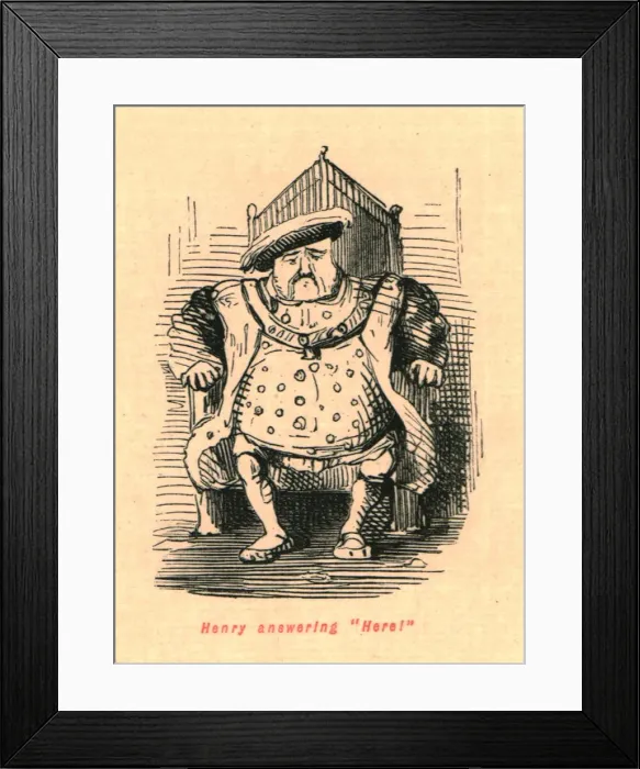 Framed Print : Henry answering Here!, 1897. Creator: John Leech