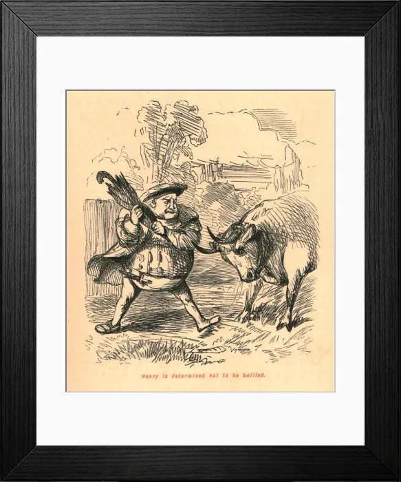 Framed Print : Henry is determined not to be bullied, 1897. Creator: John Leech Framed Print : Henry is determined not to be bullied, 1897. Creator: John Leech