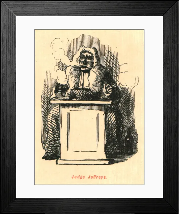 Framed Print : Judge Jeffreys, 1897. Creator: John Leech Framed Print : Judge Jeffreys, 1897. Creator: John Leech