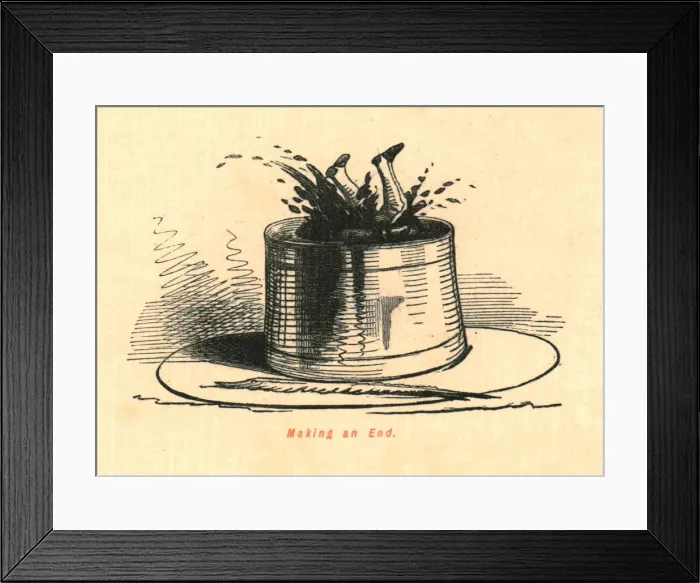 Framed Print : Making an End, 1897. Creator: John Leech Framed Print : Making an End, 1897. Creator: John Leech