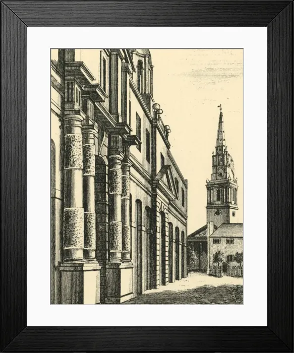 Framed Print : Kings Mews, c1750, (1925). Creator: Unknown Framed Print : Kings Mews, c1750, (1925). Creator: Unknown