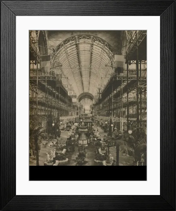 Framed Print : Great Hall With Its Clustering Beams and Ornamental Water, c1935. Creator: Donald McLeish Framed Print : Great Hall With Its Clustering Beams and Ornamental Water, c1935. Creator: Donald McLeish