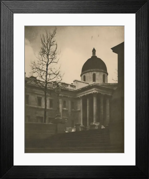 Framed Print : The National Gallery from the Terrace Steps of Trafalgar Square, c1935. Creator: Walter Benington Framed Print : The National Gallery from the Terrace Steps of Trafalgar Square, c1935. Creator: Walter Benington