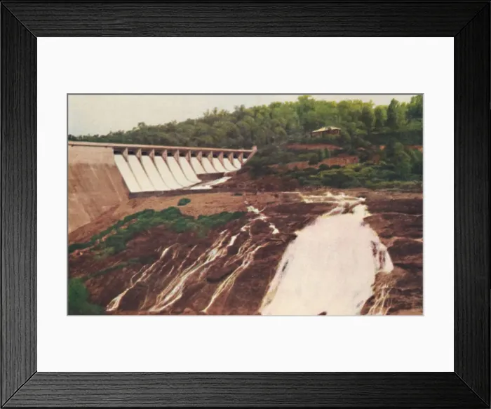 Framed Print : Canning Dam, c1947. Creator: Unknown Framed Print : Canning Dam, c1947. Creator: Unknown