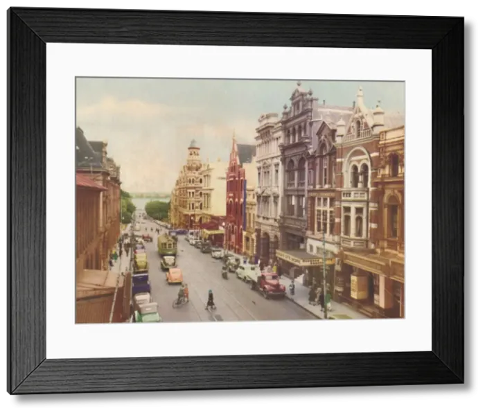 Framed Print : Barrack Street, c1947. Creator: Unknown Framed Print : Barrack Street, c1947. Creator: Unknown