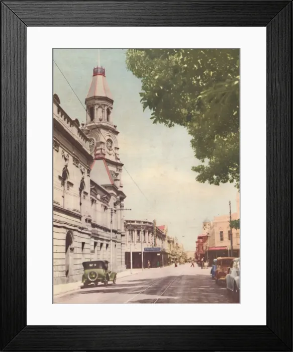 Framed Print : High Street, Fremantle, c1947. Creator: Unknown Framed Print : High Street, Fremantle, c1947. Creator: Unknown