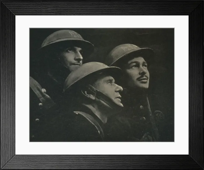 Framed Print : A Tense Moment, 1942. Creator: Harold Burdekin Framed Print : A Tense Moment, 1942. Creator: Harold Burdekin