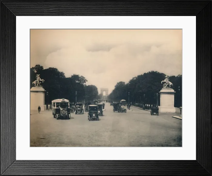 Framed Print : Paris. - Avenue Des Champs-Elysees - LL, c1910. Creator: Unknown Framed Print : Paris. - Avenue Des Champs-Elysees - LL, c1910. Creator: Unknown