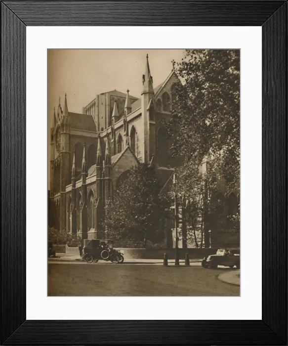 Framed Print : Bloomsbury Cathedral : The Catholic Apostolic Church in Gordon Square, c1935 Framed Print : Bloomsbury Cathedral : The Catholic Apostolic Church in Gordon Square, c1935