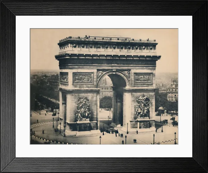 Framed Print : Paris. - L Arc De Triomphe. - LL, c1910. Creator: Unknown Framed Print : Paris. - L Arc De Triomphe. - LL, c1910. Creator: Unknown