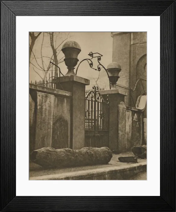 Framed Print : Elm Trunks for Conduit Pipes Dug Up Near St. Annes, Soho, c1935. Creator: Paterson Framed Print : Elm Trunks for Conduit Pipes Dug Up Near St. Annes, Soho, c1935. Creator: Paterson