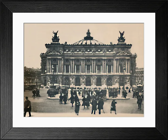 Framed Print : Paris. - L Opera. - LL, c1910. Creator: Unknown Framed Print : Paris. - L Opera. - LL, c1910. Creator: Unknown