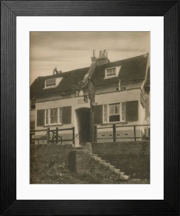 Framed Print : The Sign of the Bulls Head at Strand-On-the-Green, c1935. Creator: Field