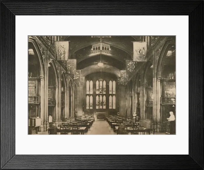 Framed Print : Library of the Guildhall to Which Every Londoner Should Go, c1935. Creator: Joel Framed Print : Library of the Guildhall to Which Every Londoner Should Go, c1935. Creator: Joel