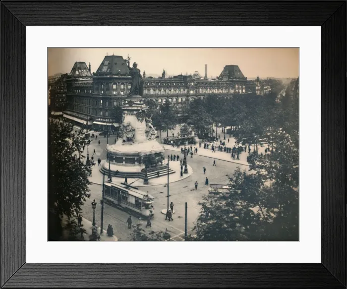 Framed Print : Paris. - La Place De La Republique. - LL, c1910. Creator: Unknown Framed Print : Paris. - La Place De La Republique. - LL, c1910. Creator: Unknown