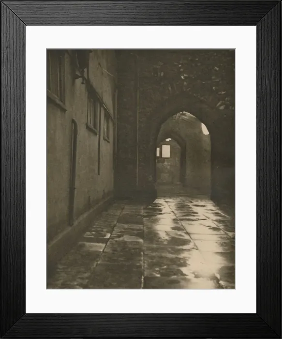 Framed Print : Archway to the Abbots Court at Westminster Abbey, c1935. Creator: Paterson