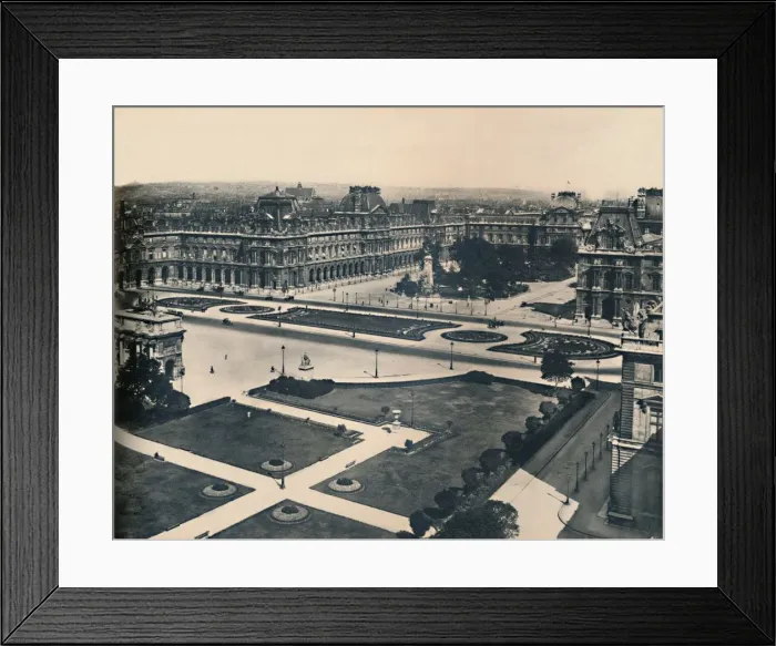 Framed Print : Paris. - Les Tuileries. - LL, c1910. Creator: Unknown Framed Print : Paris. - Les Tuileries. - LL, c1910. Creator: Unknown