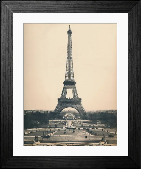 Framed Print : Paris. - La Tour Eiffel. - LL, c1910. Creator: Unknown Framed Print : Paris. - La Tour Eiffel. - LL, c1910. Creator: Unknown