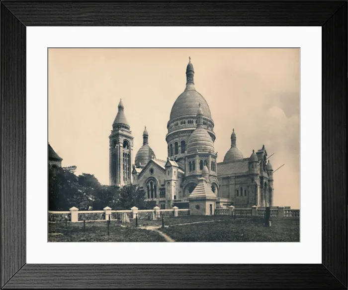 Framed Print : Paris. - La Basilique Du Sacre - Coeur, c1910. Creator: Unknown Framed Print : Paris. - La Basilique Du Sacre - Coeur, c1910. Creator: Unknown