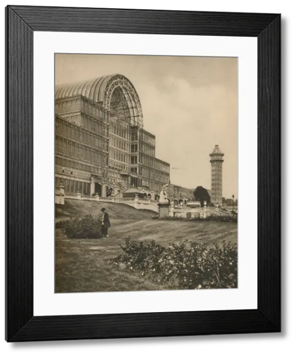 Framed Print : Glass and Girders of the Crystal Palace at Sydenham, c1935. Creator: Donald McLeish Framed Print : Glass and Girders of the Crystal Palace at Sydenham, c1935. Creator: Donald McLeish
