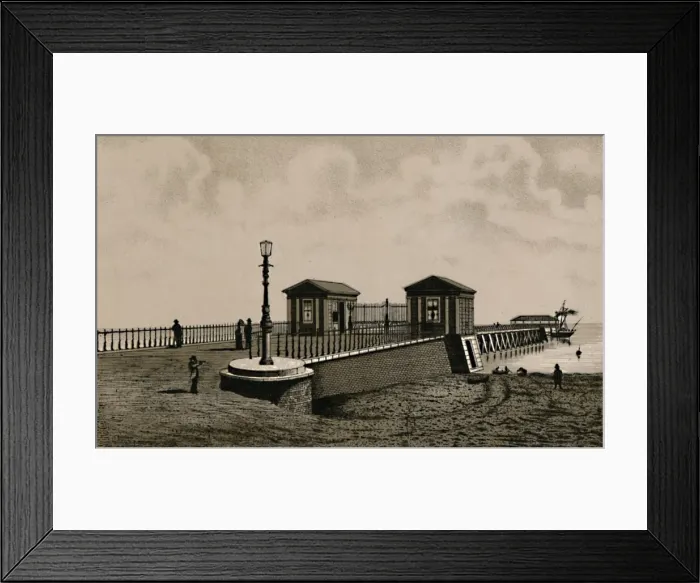Framed Print : Britannia Pier, c1880. Creator: Unknown Framed Print : Britannia Pier, c1880. Creator: Unknown