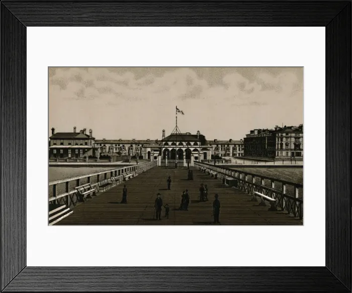 Framed Print : Wellington Pier, c1880. Creator: Unknown Framed Print : Wellington Pier, c1880. Creator: Unknown