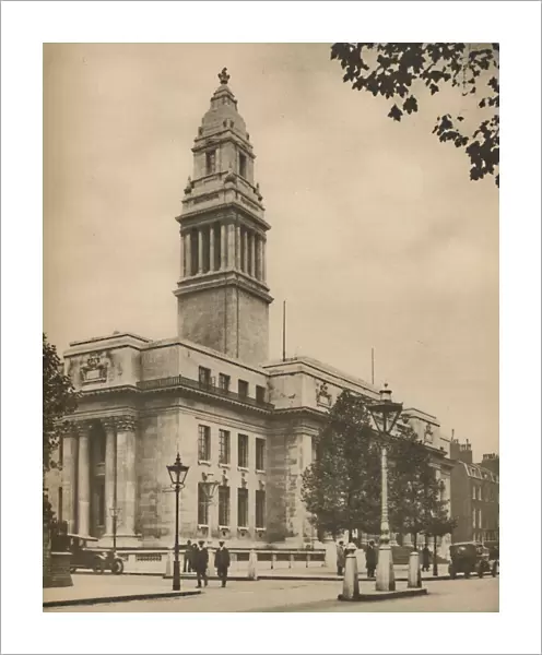 Marylebone Town Hall, One of the Most Eminent of Londons New Buildings, c1935