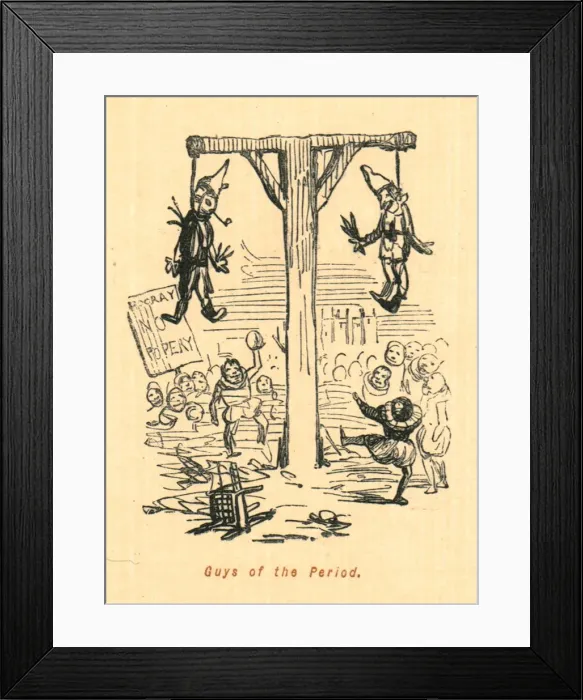 Framed Print : Guys of the Period, 1897. Creator: John Leech Framed Print : Guys of the Period, 1897. Creator: John Leech