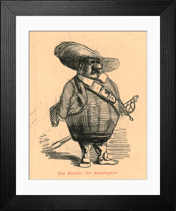 Framed Print : The Member for Huntingdon, 1897. Creator: John Leech Framed Print : The Member for Huntingdon, 1897. Creator: John Leech